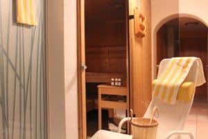 Sauna- und Relaxbereich im Pension Norika in Saalbach.